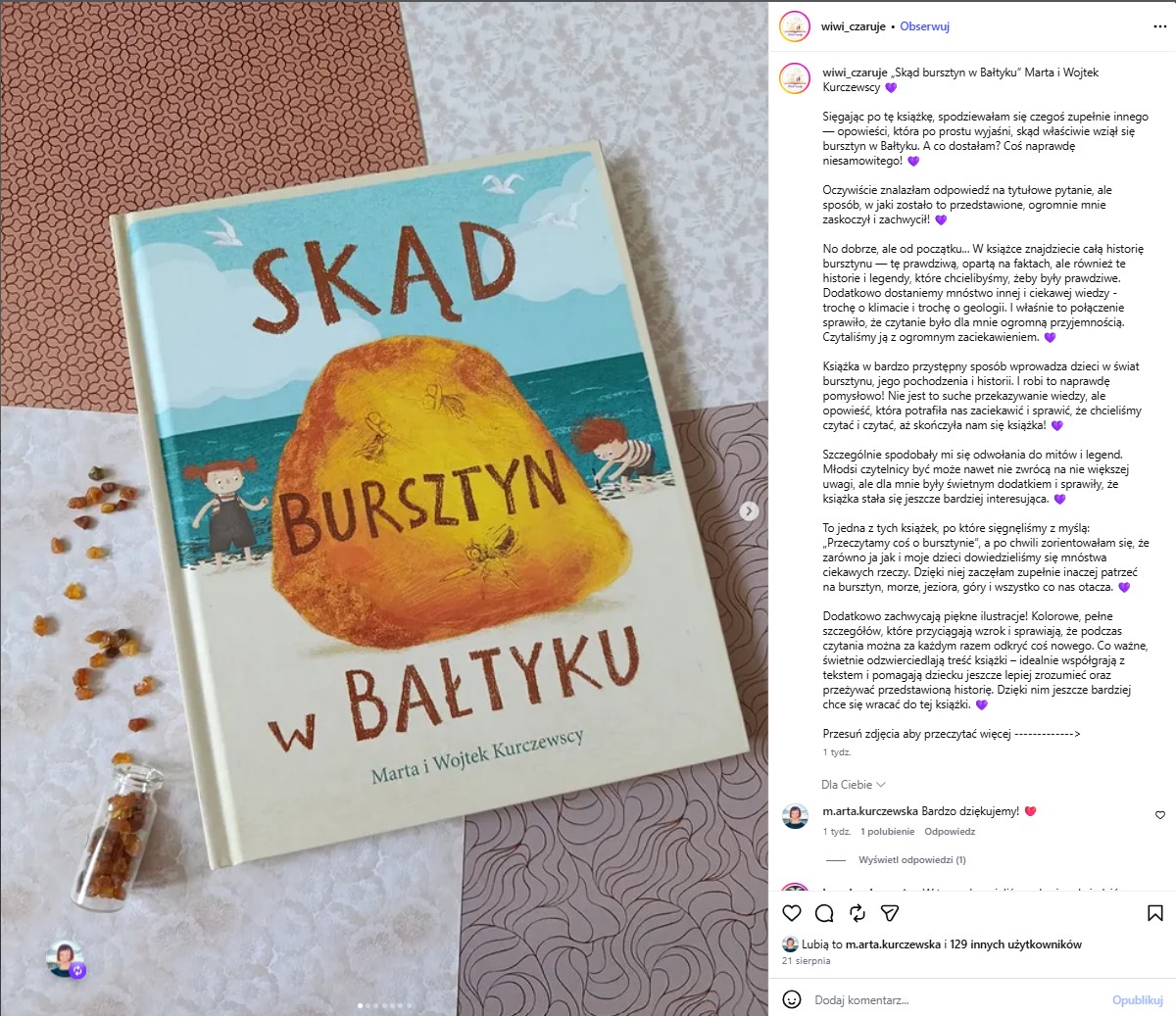 Recenzja z Instagrama – wiwi_czaruje